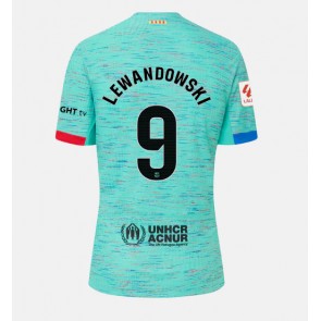 Barcelona Robert Lewandowski #9 Replica Third Stadium Shirt for Women 2023-24 Short Sleeve